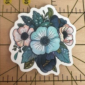 💜13/$13 +Bundle Sticker Sale | Primrose Flowers Waterproof Sticker